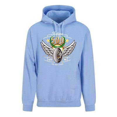 500 Indianapolis Indiana The Race State Winged Tyre Winners Great Gift Unisex Surf Hoodie