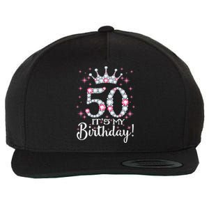 50 ItS My Birthday 1974 50th Queen Birthday Gift Wool Snapback Cap