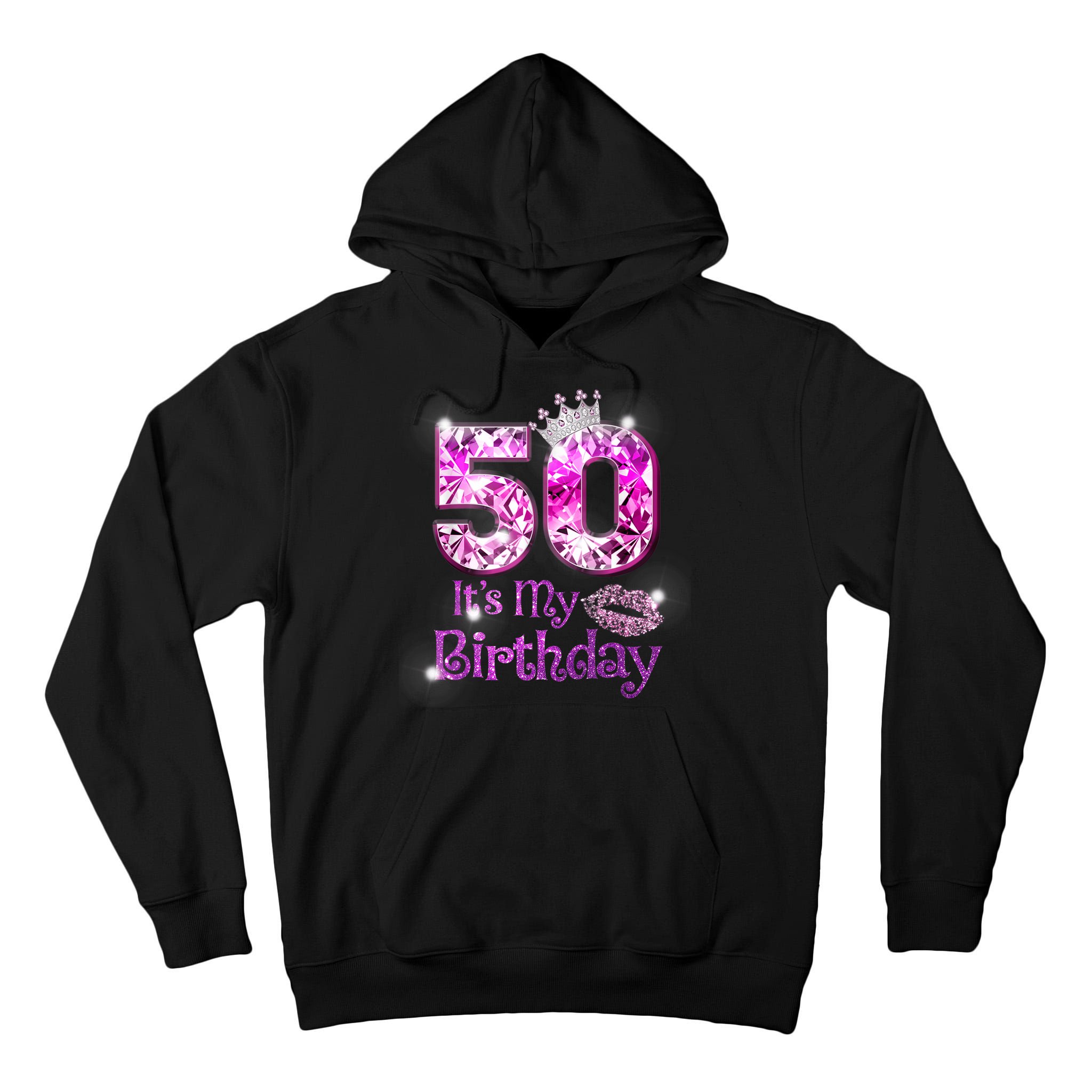 50 It's My Birthday 1972 50th Birthday Gifts WoM.e.n.s Girls Tall Hoodie