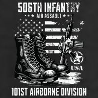 506th Infantry Regiment 101st Airborne Division Veteran Cool Comfort Performance Bucket Hat