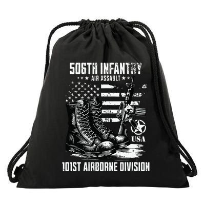 506th Infantry Regiment 101st Airborne Division Veteran Drawstring Bag
