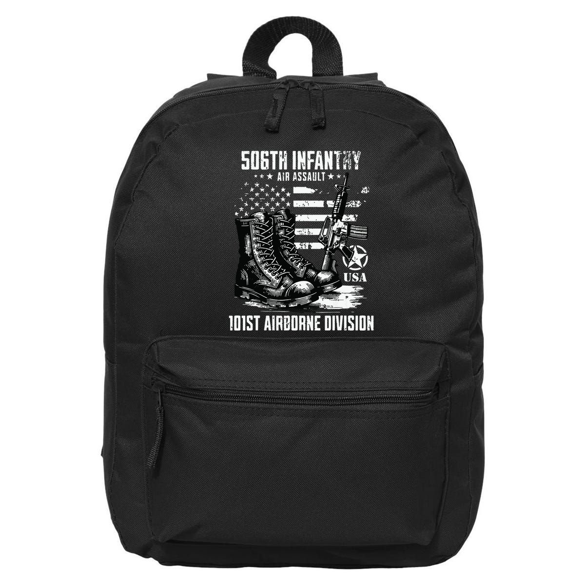 506th Infantry Regiment 101st Airborne Division Veteran 16 in Basic Backpack