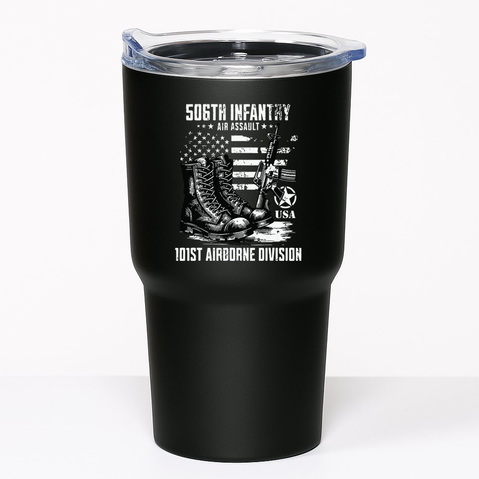 506th Infantry Regiment 101st Airborne Division Veteran Tumbler