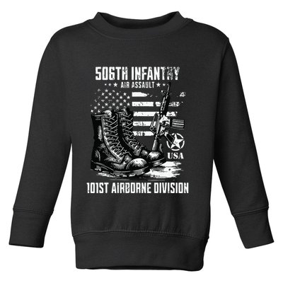 506th Infantry Regiment 101st Airborne Division Veteran Toddler Sweatshirt