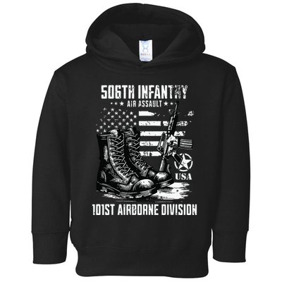 506th Infantry Regiment 101st Airborne Division Veteran Toddler Hoodie
