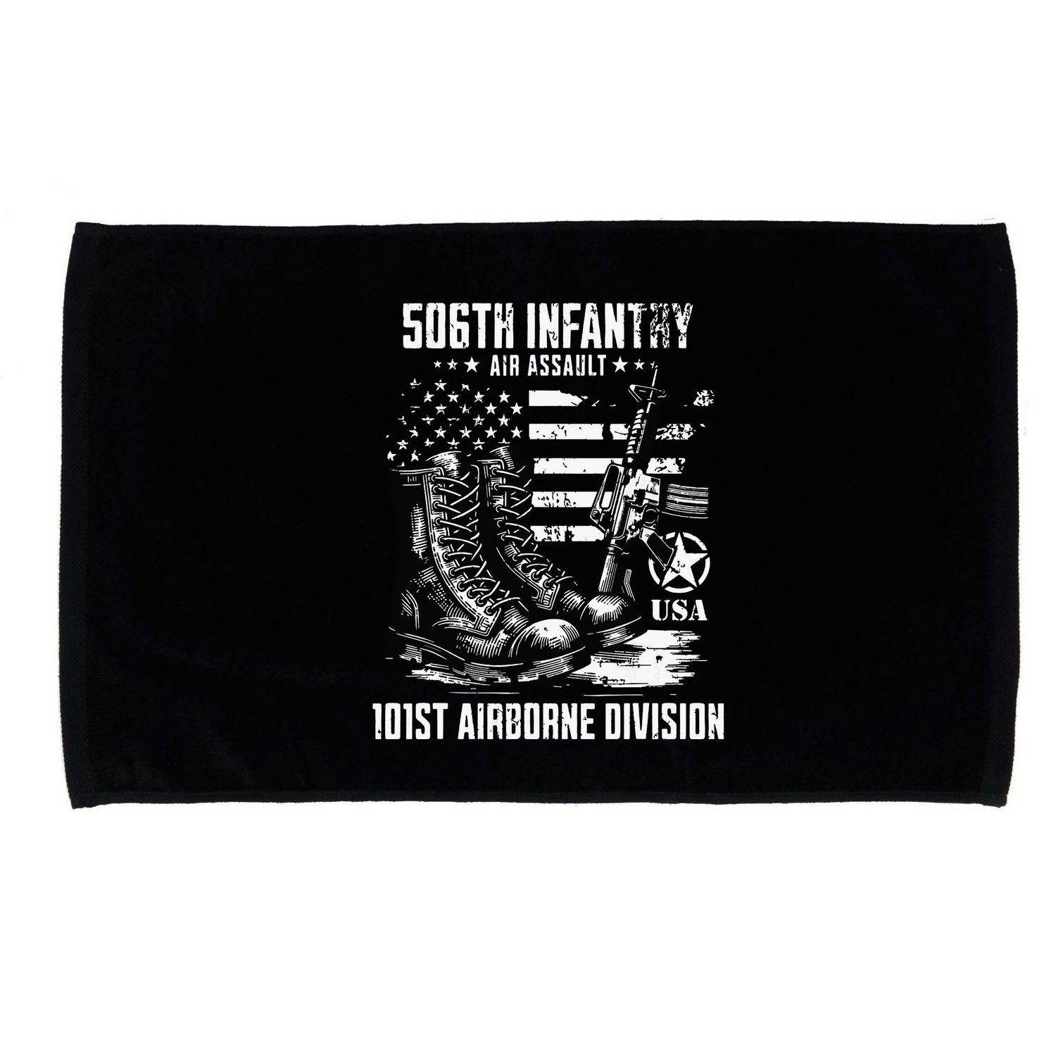 506th Infantry Regiment 101st Airborne Division Veteran Microfiber Hand Towel
