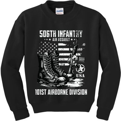 506th Infantry Regiment 101st Airborne Division Veteran Kids Sweatshirt