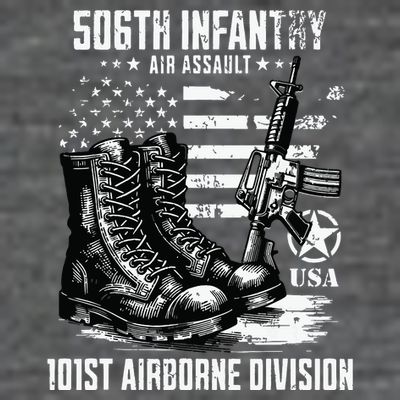 506th Infantry Regiment 101st Airborne Division Veteran T-Shirt