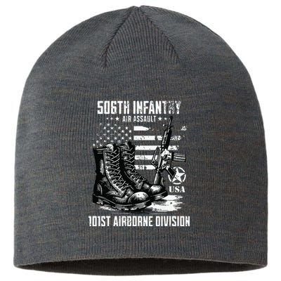 506th Infantry Regiment 101st Airborne Division Veteran Sustainable Beanie