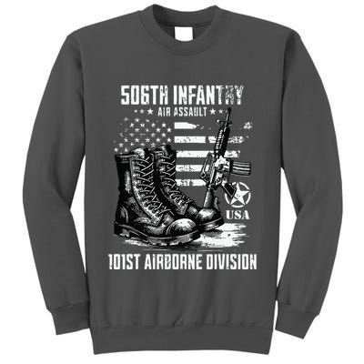 506th Infantry Regiment 101st Airborne Division Veteran Tall Sweatshirt