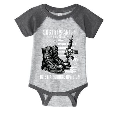 506th Infantry Regiment 101st Airborne Division Veteran Infant Baby Jersey Bodysuit