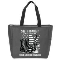 506th Infantry Regiment 101st Airborne Division Veteran Zip Tote Bag