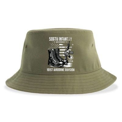 506th Infantry Regiment 101st Airborne Division Veteran Sustainable Bucket Hat