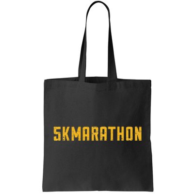 5k Marathon Tote Bag