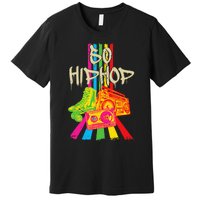 50th Music Anniversary Of Hip Hop Birthday Vintage Retro Premium T-Shirt