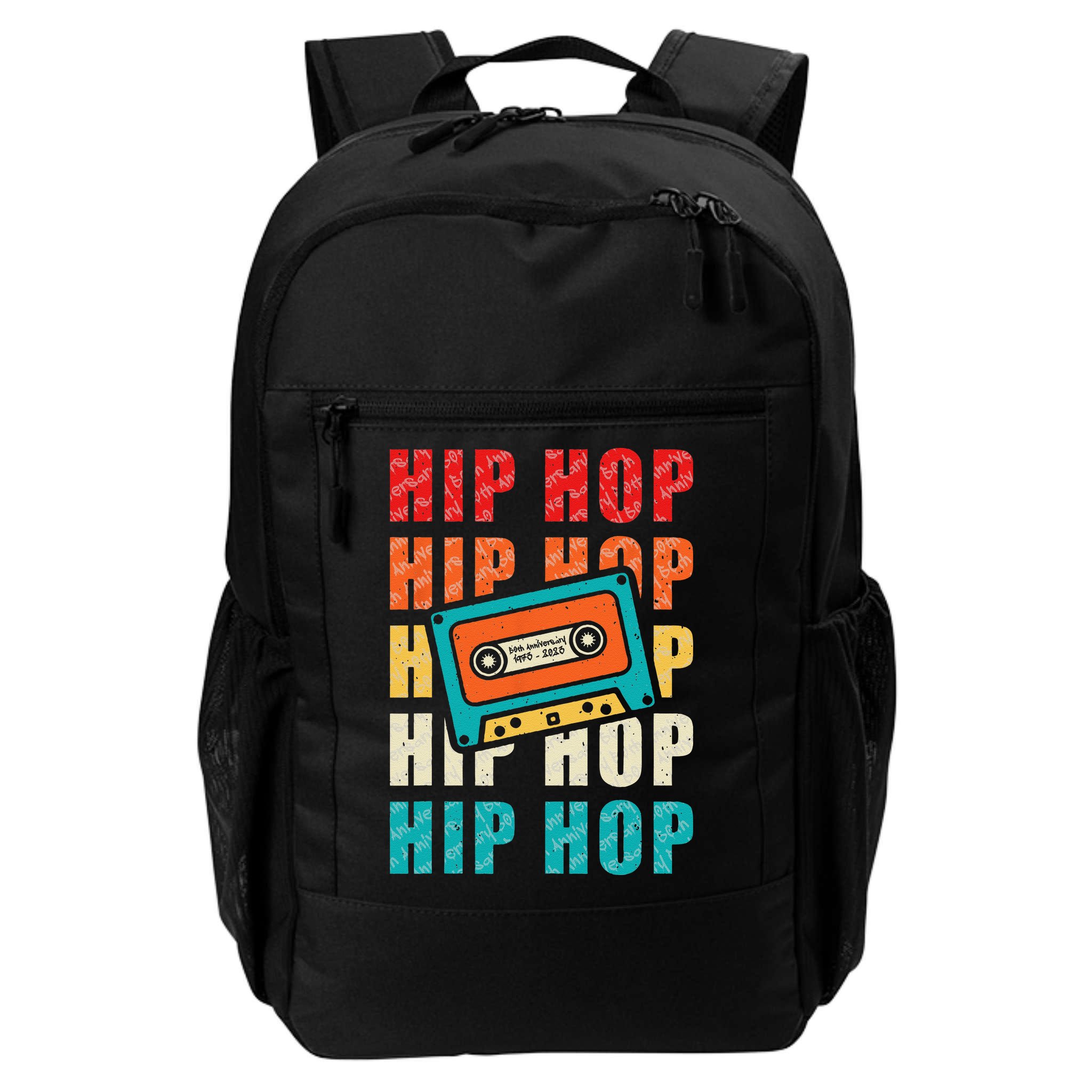 50th Music Anniversary Of Hip Hop Birthday Vintage Retro Backpack