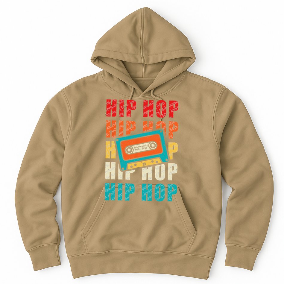 50th Music Anniversary Of Hip Hop Birthday Vintage Retro Hoodie