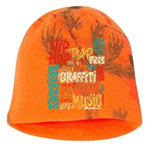 50th Music And Hip Hop Graffiti Cassette Kati - Camo Knit Beanie