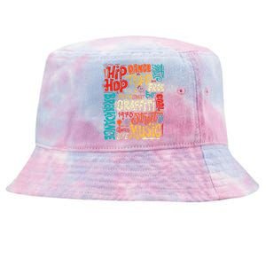 50th Music And Hip Hop Graffiti Cassette Tie-Dyed Bucket Hat