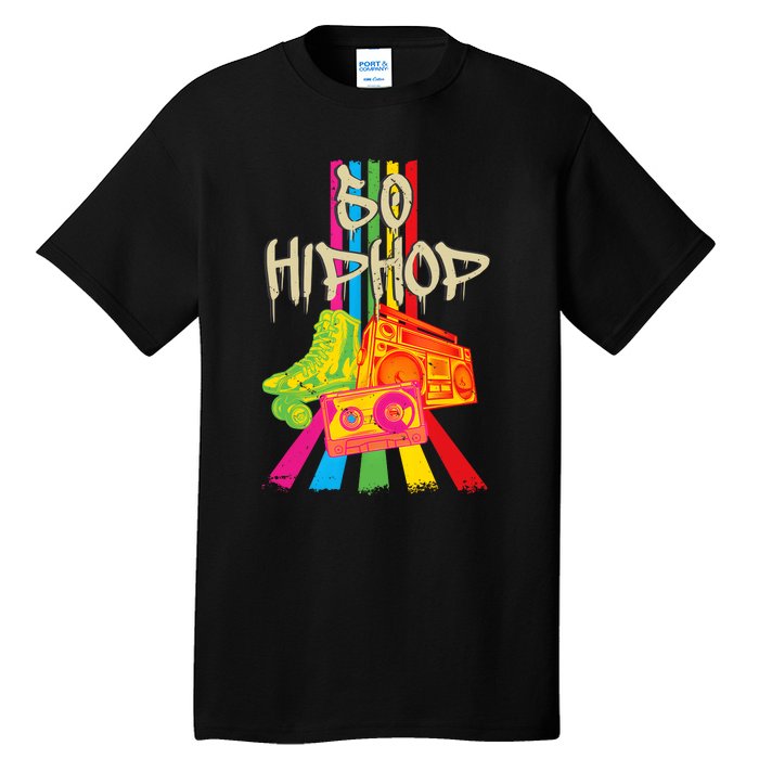 50th Music Anniversary Of Hip Hop Birthday Vintage Retro Tall T-Shirt