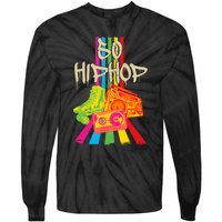 50th Music Anniversary Of Hip Hop Birthday Vintage Retro Tie-Dye Long Sleeve Shirt