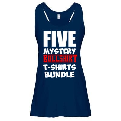5 Mystery Bundle Funny Offensive Multibuy Ladies Essential Flowy Tank