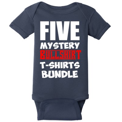 5 Mystery Bundle Funny Offensive Multibuy Baby Bodysuit