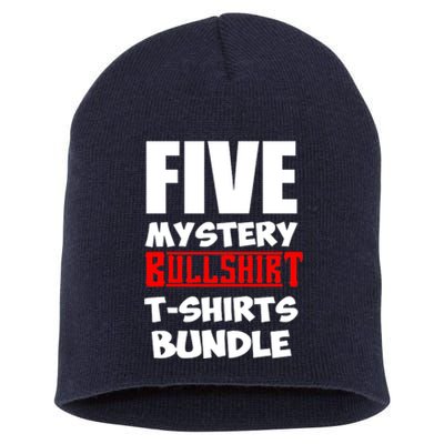 5 Mystery Bundle Funny Offensive Multibuy Short Acrylic Beanie