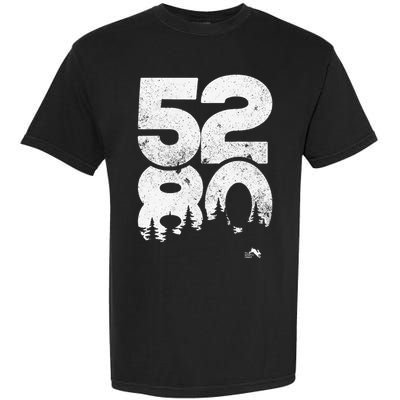 5280 Mile High Denver Colorado Garment-Dyed Heavyweight T-Shirt