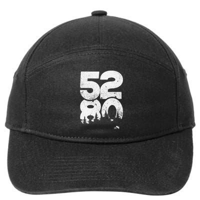 5280 Mile High Denver Colorado 7-Panel Snapback Hat