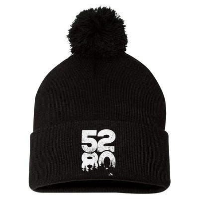 5280 Mile High Denver Colorado Pom Pom 12in Knit Beanie
