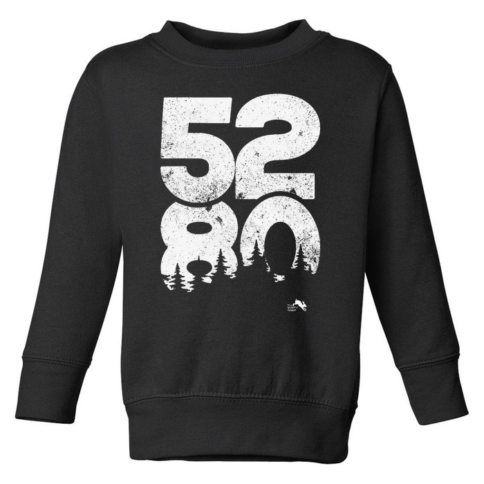 5280 Mile High Denver Colorado Toddler Sweatshirt