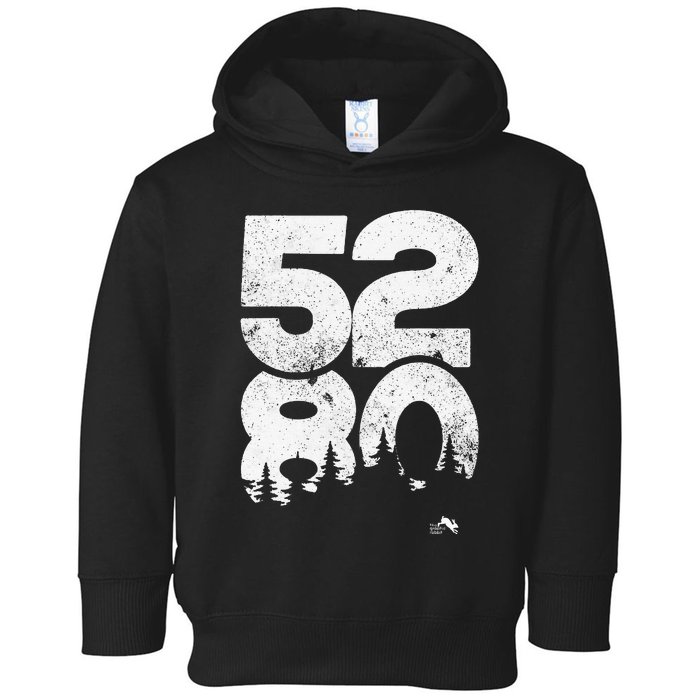 5280 Mile High Denver Colorado Toddler Hoodie