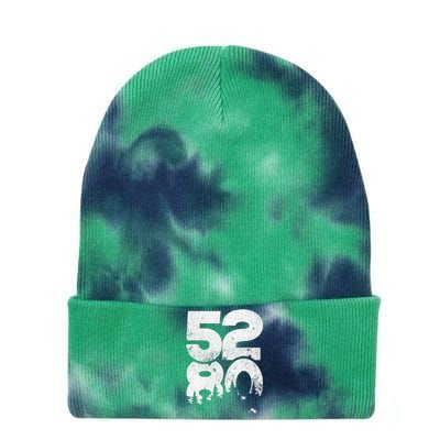 5280 Mile High Denver Colorado Tie Dye 12in Knit Beanie