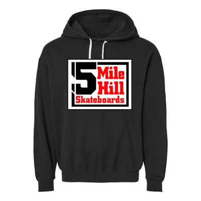 5 Mile Hill Skull Garment-Dyed Fleece Hoodie