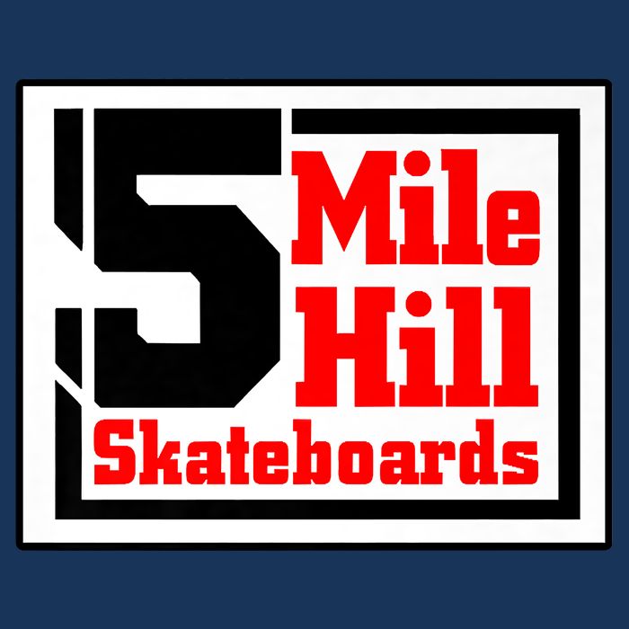 5 Mile Hill Skull 7 Panel Mesh Trucker Snapback Hat