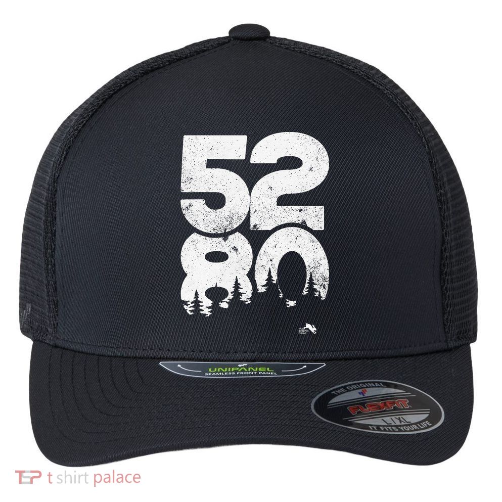 5280 Mile High Denver Colorado Flexfit Unipanel Trucker Cap