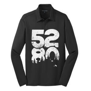 5280 Mile High Denver Colorado Silk Touch Performance Long Sleeve Polo