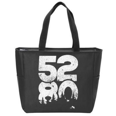 5280 Mile High Denver Colorado Zip Tote Bag