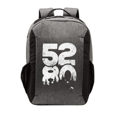 5280 Mile High Denver Colorado Vector Backpack