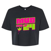 5k Mud Run 2024 Princess Muddy Pit Obstacles Mudding Team Bella+Canvas Jersey Crop Tee