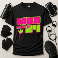 5k Mud Run 2024 Princess Muddy Pit Obstacles Mudding Team Performance Shirt