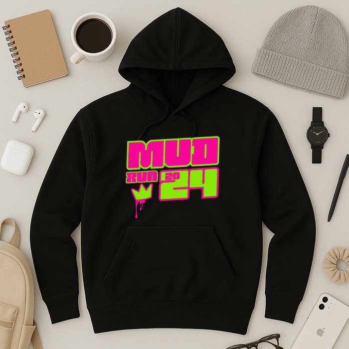 5k Mud Run 2024 Princess Muddy Pit Obstacles Mudding Team Hoodie