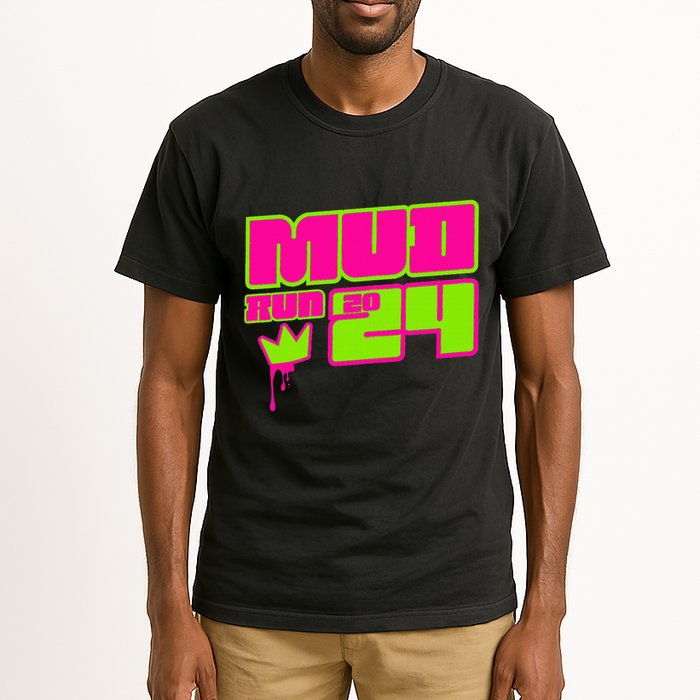 5k Mud Run 2024 Princess Muddy Pit Obstacles Mudding Team Tall T-Shirt