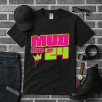 5k Mud Run 2024 Princess Muddy Pit Obstacles Mudding Team Tall T-Shirt