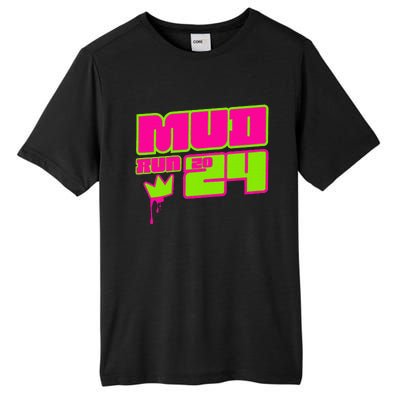 5k Mud Run 2024 Princess Muddy Pit Obstacles Mudding Team Tall Fusion ChromaSoft Performance T-Shirt