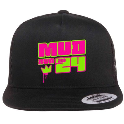 5k Mud Run 2024 Princess Muddy Pit Obstacles Mudding Team Flatbill Hat