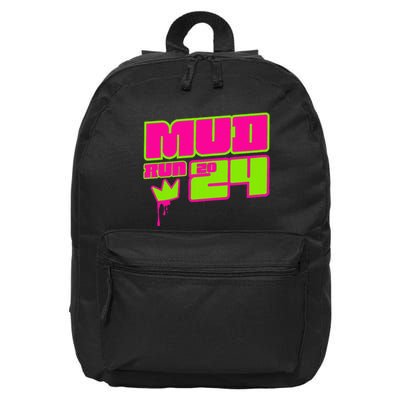 5k Mud Run 2024 Princess Muddy Pit Obstacles Mudding Team 16 in Basic Backpack