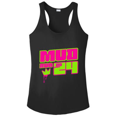 5k Mud Run 2024 Princess Muddy Pit Obstacles Mudding Team Ladies PosiCharge Competitor Racerback Tank