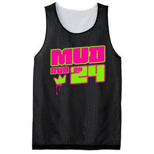 5k Mud Run 2024 Princess Muddy Pit Obstacles Mudding Team Mesh Reversible Basketball Jersey Tank